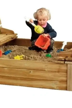 Actieprijs Zandbak Tom 30 x 120 x 120 cm