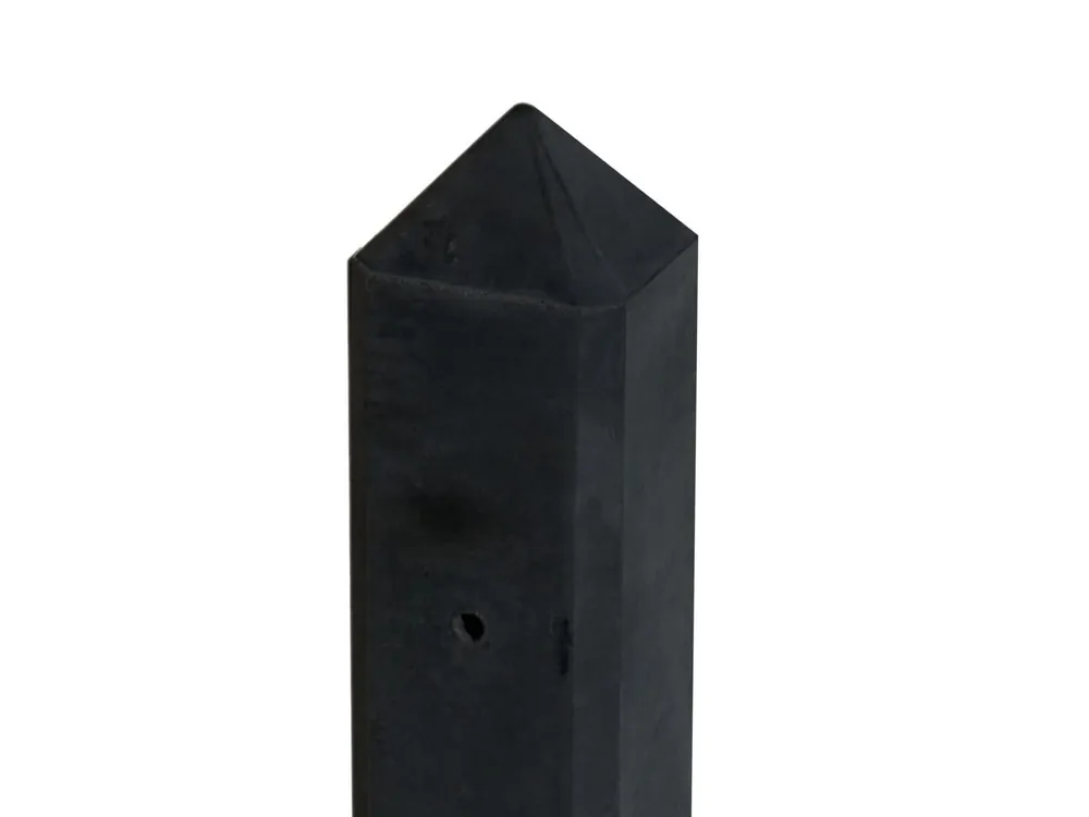 Beton Begin - Eindpaal 8.5 x 8.5 cm (85 x 85 mm) Lichtgewicht Glad Antraciet - Lengte 275 cm Nu Kopen