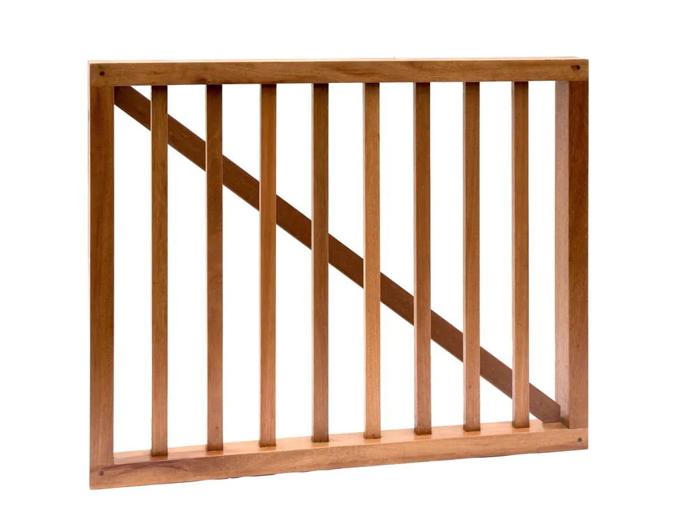 Hardhouten Spijlenhek/-poort 80 x 100 cm Favoriet