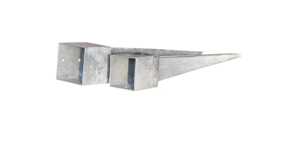 Koop Online Paalhouder Met Punt Verzinkt 120 mm