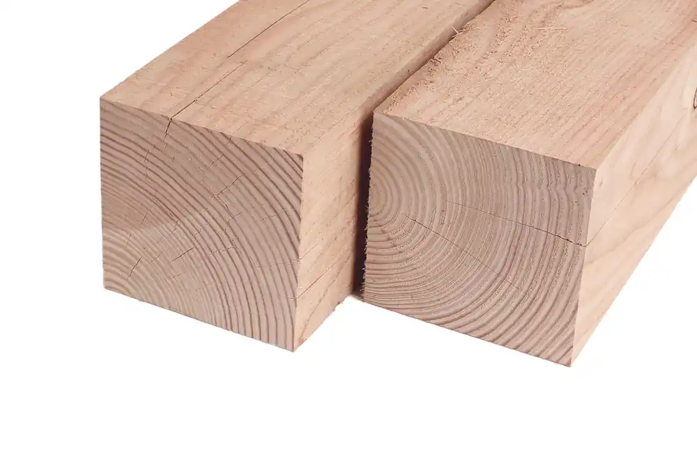 Populair Douglas Paal 25 x 25 cm (250 x 250 mm) Fijnbezaagd - Lengte 600 cm