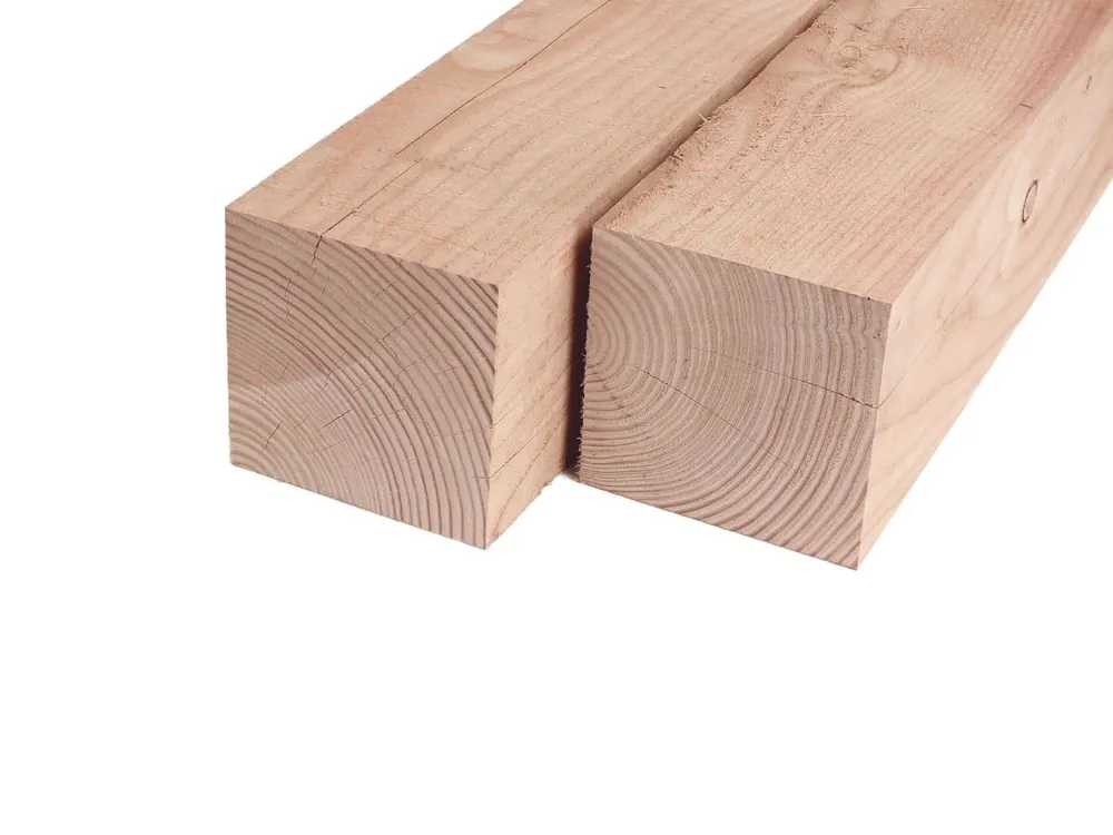 Betrouwbaar Douglas Paal 20 x 20 cm (200 x 200 mm) Fijnbezaagd - Lengte 250 cm