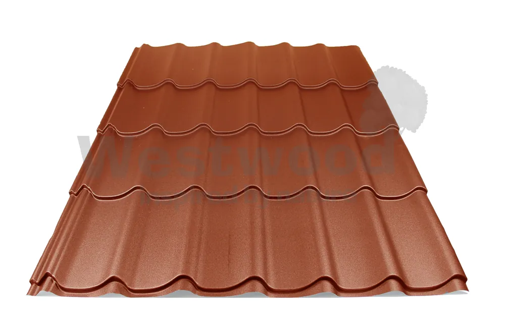 Snelle Levering ArcelorMittal Dakpanplaat Luna Terracotta Mat - Lengte 60 cm