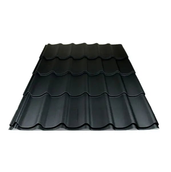ArcelorMittal Dakpanplaat Luna Mat Zwart - Lengte 75 cm Koopje