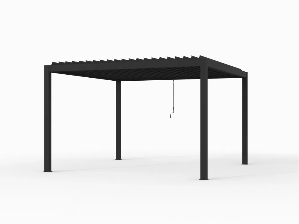 Actieprijs Aluminium Pergola Premium met Lamellen 400 x 400 cm