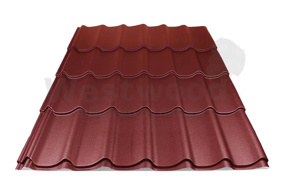 Snelle Levering ArcelorMittal Dakpanplaat Luna Mat Rood - Lengte 90 cm