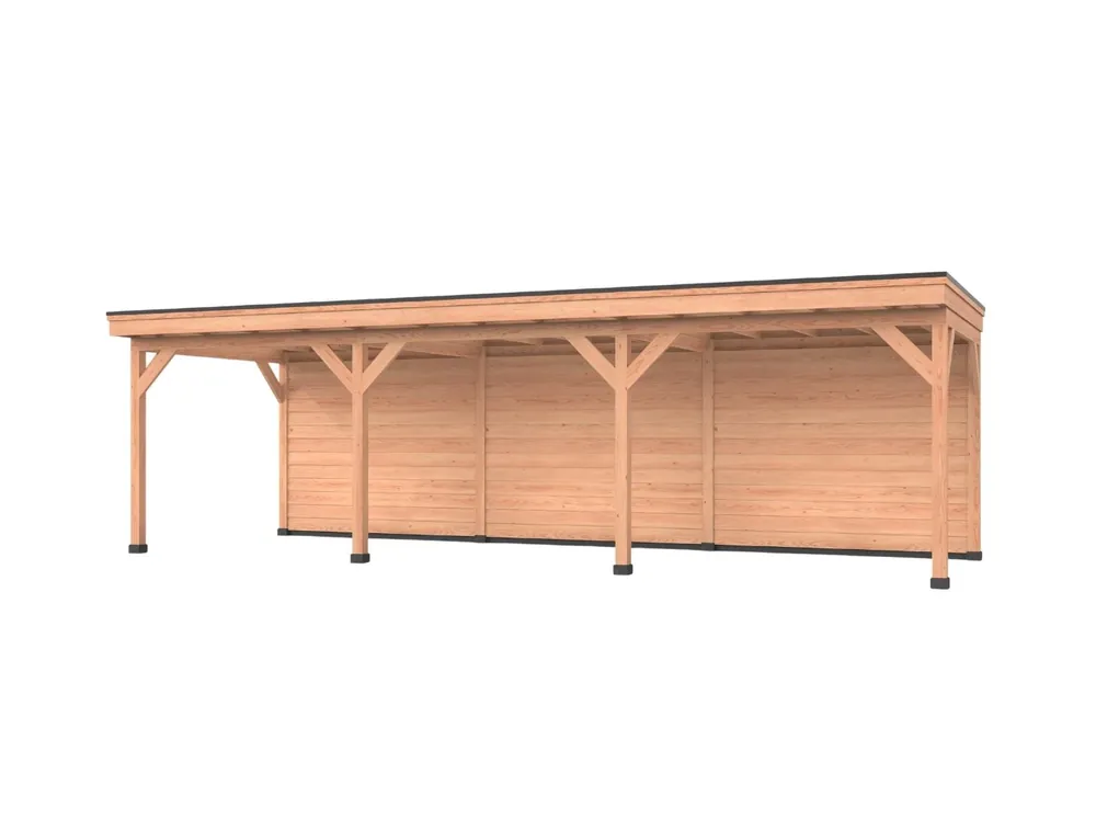 Douglas overkapping, 900 x 300, Met achterwand, Westwood DIY Shop Nu