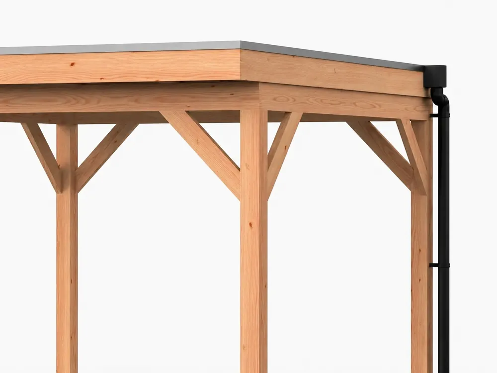 Westwood Afvoerset pvc, uitloop zij- of achterkant, zwart Beperkte Voorraad