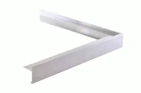 Daktrim buitenhoek aluminium, 4 x 4 x 45 cm Hoge Kwaliteit