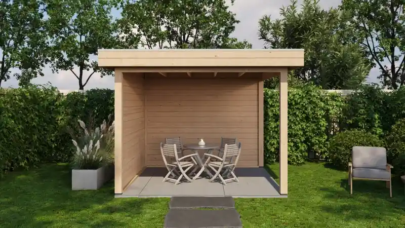 Bestseller Lugarde Modern tuinhuis 28mm Amsterdam 300x250cm