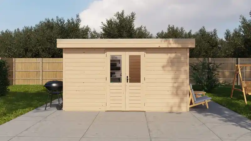 Lugarde Modern tuinhuis 28mm Breda 388x250cm Seizoensaanbieding