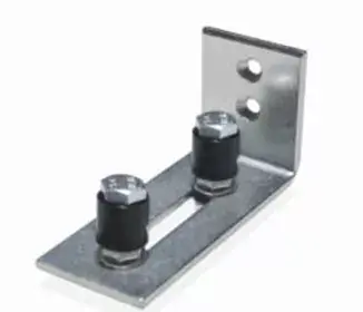 Geleidingsplaat dubbele roller 120x50x60mm Galvanisch verzinkt SP-25 Beperkte Voorraad