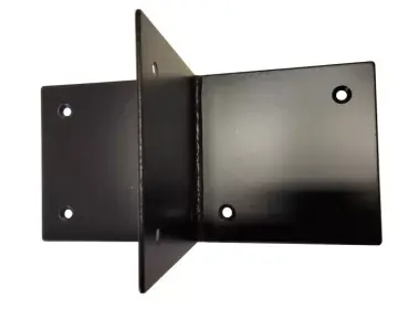 Voordeelprijs Houtverbinding T-stuk 195x394mm Zwart gepoedercoat HV-39