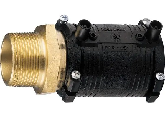 ELGEF elektrolas overgangsmof 32 mm x 1¼" messing bu.dr. Koop Online