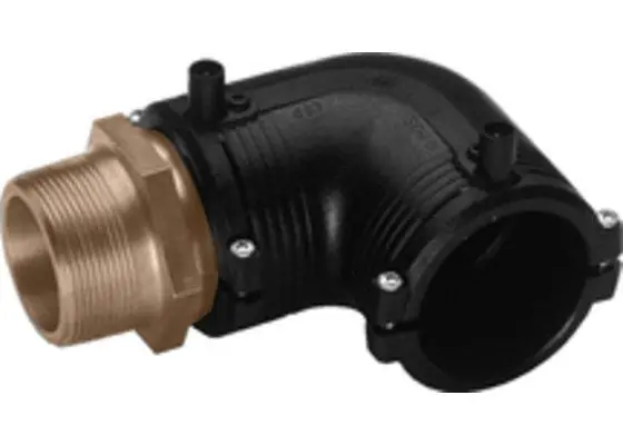 ELGEF elektrolas overgangsknie 32 mm x 1" - 90 graden bu.dr. Korting