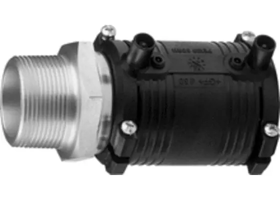 Veilige Betaling ELGEF elektrolas overgangsmof 40 mm x 1¼" staal bu.dr.