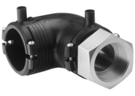 ELGEF elektrolas overgangsknie 40 mm x 1 1/4" - 90 graden staal Actieprijs
