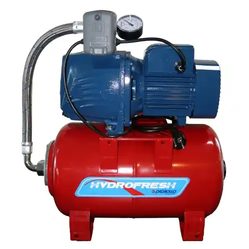 Pedrollo JSWm 3CM/60L 1,1 kW - 1,5 PK hydrofoorpomp Op = Op