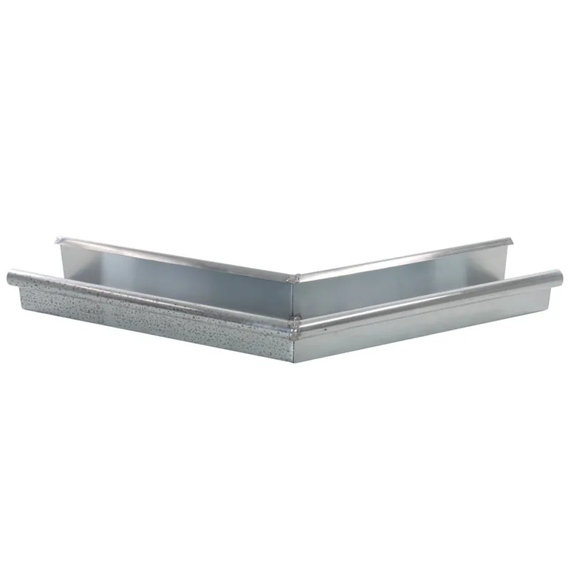 Uitverkoop Zinken bakgoot buitenhoek 60° B250, 105 mm, NTZ