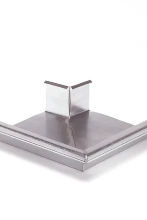 Betaalbaar Zinken bakgoot buitenhoek 90° B37, 162 mm, NTZ