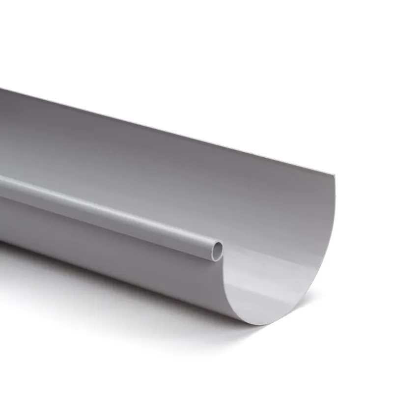 Snelle Levering PVC mastgoot 150 mm - 4 meter, Grijs, Nicoll