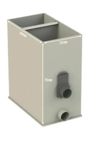 Voordeelprijs Aquaforte Ultrasieve LOW met 2 ingangen Voorfilter
