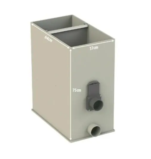 Voordeelprijs Aquaforte Ultrasieve LOW met 2 ingangen Voorfilter