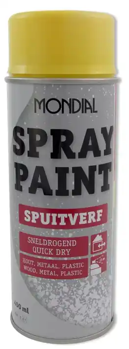 Beste Prijs Spuitbusverf GEEL 1021 400 ML