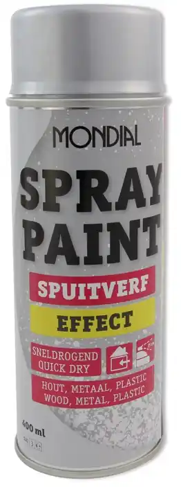 Aanbieding Spuitbusverf ZILVER 400 ML