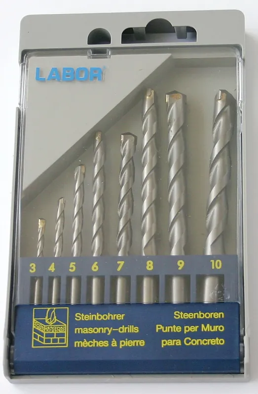 Aanbieding Betonboorset LABOR 8 Delig