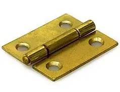 Smalscharnier MESSING 25X22MM Beperkte Voorraad