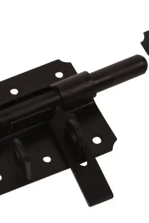 Aanbieding Hangslotgrendel ZWART 100MM