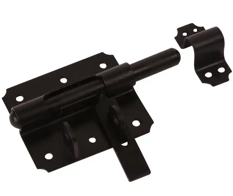 Aanbieding Hangslotgrendel ZWART 100MM