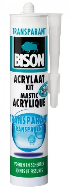 Laatste Kans Acrylaatkit BISON REGENVAST 310 ML WIT