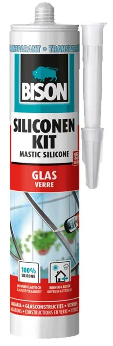 Siliconenkit GLAS 310 ML TRANSPARANT Tijdelijk Beschikbaar