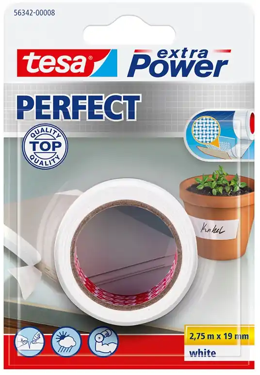 Klussentape Tessa 19MM WIT Betaalbaar
