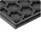 Beperkt Aanbod Rubber wafelmat 60 x 40 CM