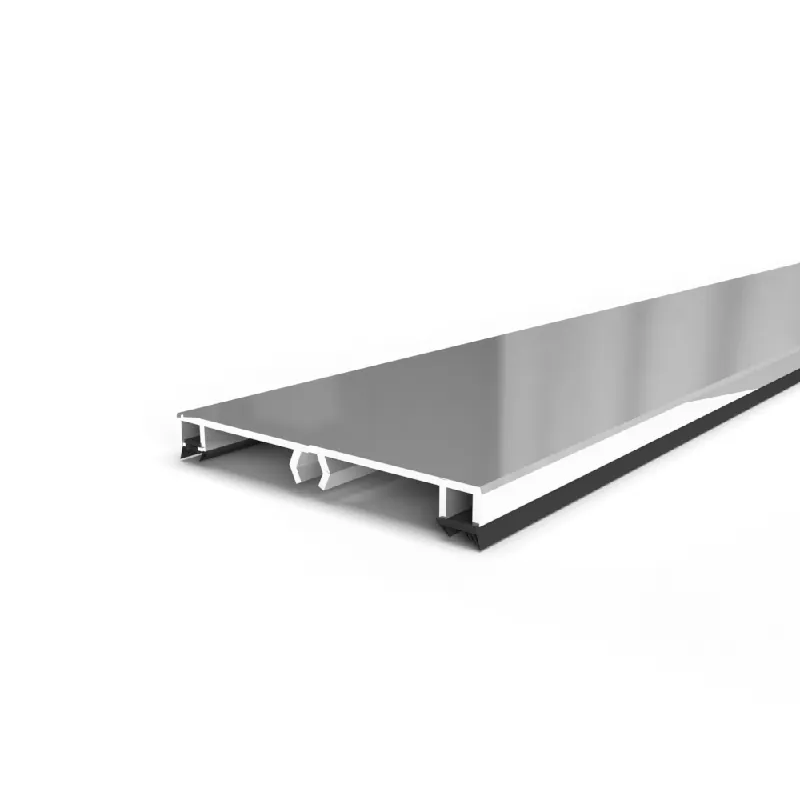 Aluminium klemlijst met beglazingsrubber en schroeven Betaalbaar