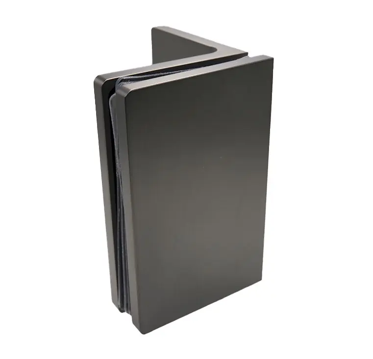 Glasklem Porto Premium glas/wand 90° - GunMetal Betaalbaar