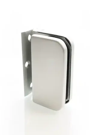 Aanbieding Clarit glas/wand 90° enkelwerkend scharnier - Aluminium