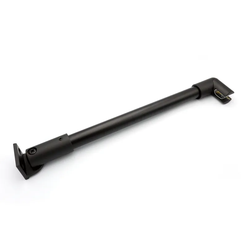 Nieuw Stabilisatiestang set rond glas/wand 1000 mm - Zwart