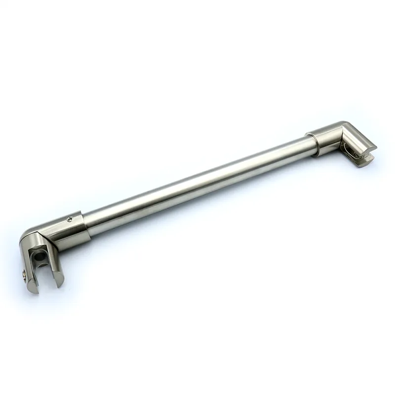 Stabilisatiestang set rond glas/glas 1000 mm - RVS Favoriet