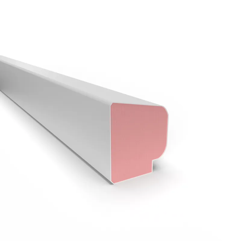 Fabrieksprijs Kunststof, buigbare Durodeen glaslat D17-15/s kleur wit met sponning