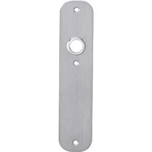 Schild plat 190x42x2mm WC72/8 rvs Superprijs