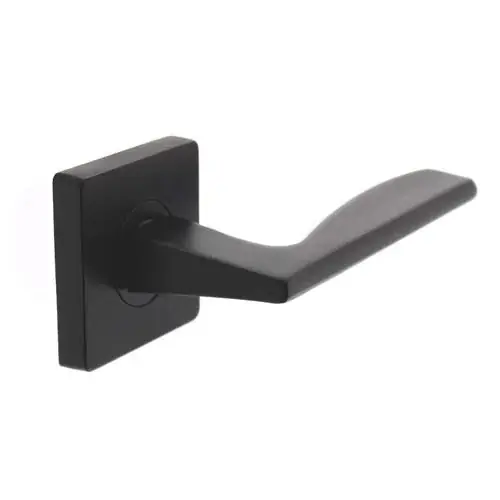 Intersteel enkele deurklink rechts Apollo op vierkant rozet mat zwart Beste Prijs