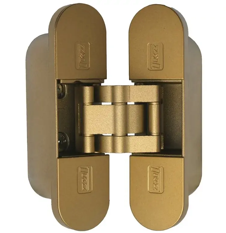 Onzichtbaar scharnier 3D verstelbaar 111x29mm zamak satijn verbronsd Weekendaanbieding