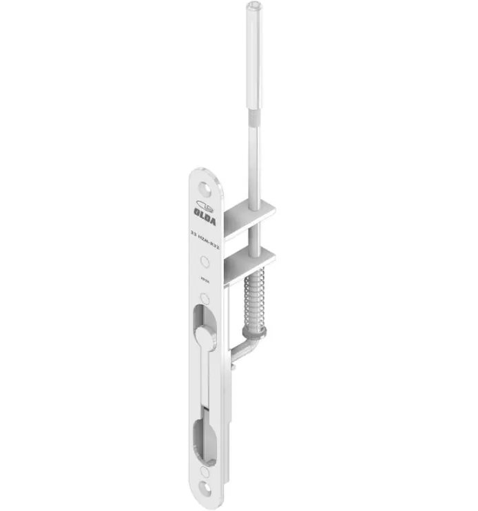 Olda kantschuif type 33 schoot Ø8 mm lengte 60 mm voor stalen/aluminium deuren staal verzinkt/rvs Exclusieve Aanbieding