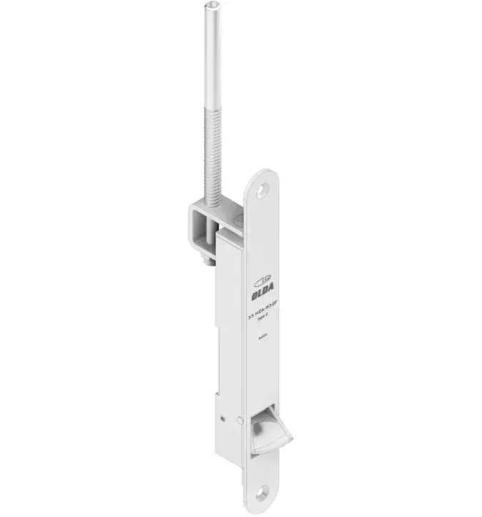 Hoge Kwaliteit Olda automatische kantschuif type 33 voor stalen/aluminium/houten deuren schoot Ø8mm lengte 60 mm type 2 staal verzinkt