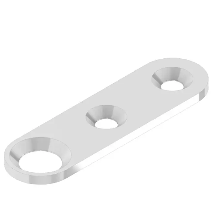 Nieuw Olda sluitplaat type LP8 tbv schoot Ø8 mm voor houten deuren staal verzinkt