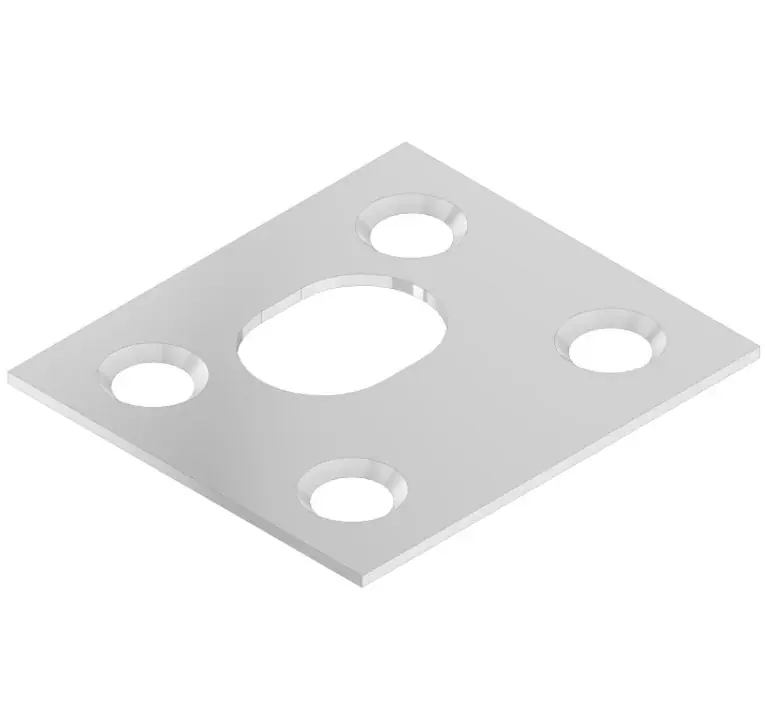 Direct Verzonden Olda sluitplaat type LP10 tbv schoot Ø10/12 mm voor houten deuren staal verzinkt